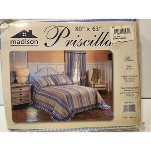 Madison Priscilla 80"  x 63"  bath WINDOW CURTAIN